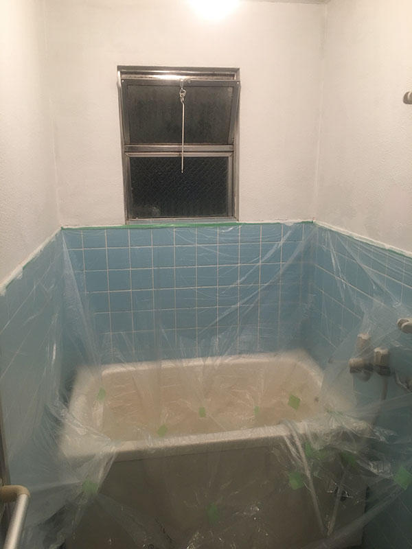 浴室塗装後